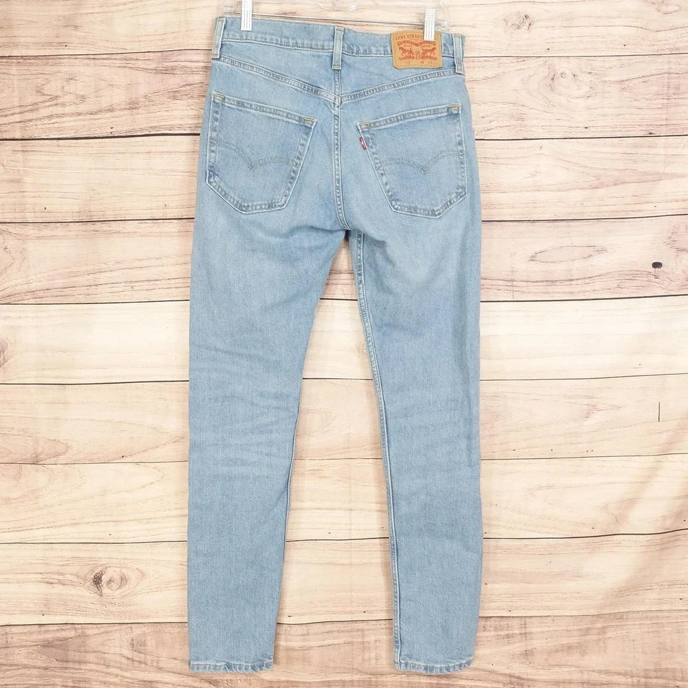Levis 512 Jeans Mens 31x32 Blue Light Wash Slim Taper Stretch Denim Pants